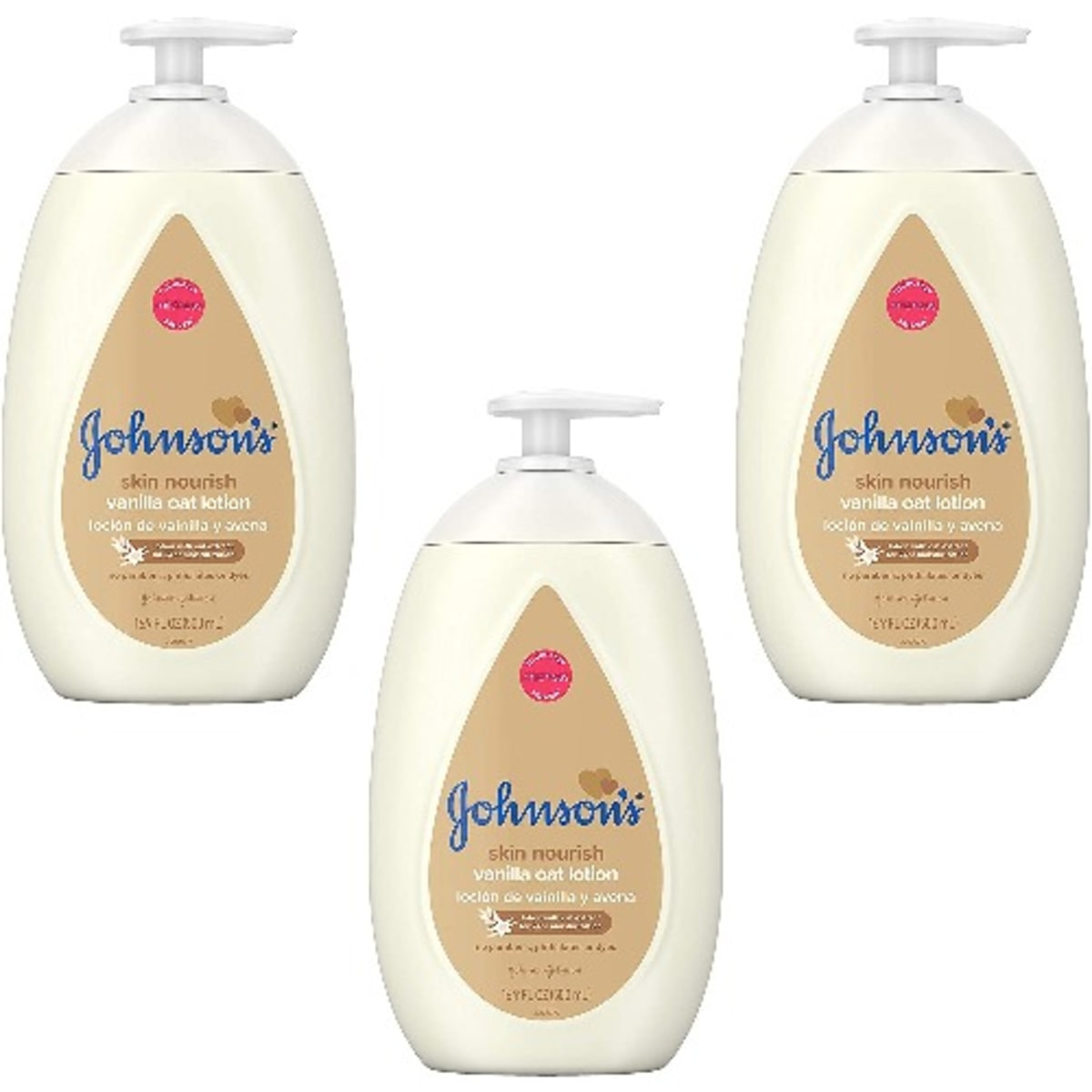 Johnson s Baby Body Lotion With Vanilla Oat Extract 16.9 Fl