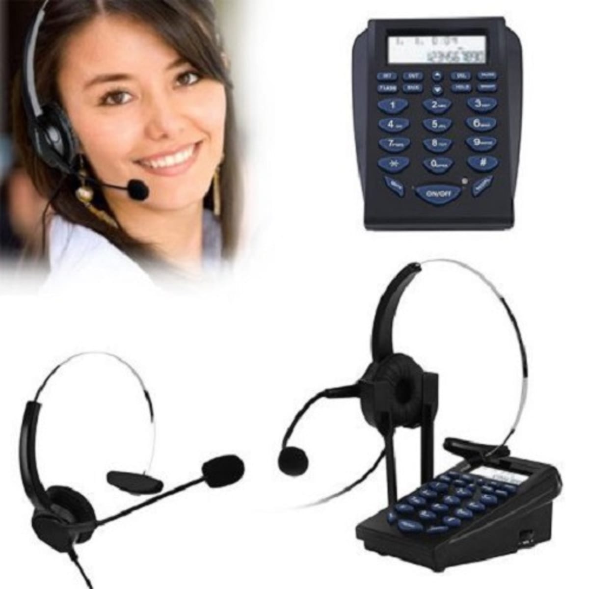 Home phone with headset hands free 2025