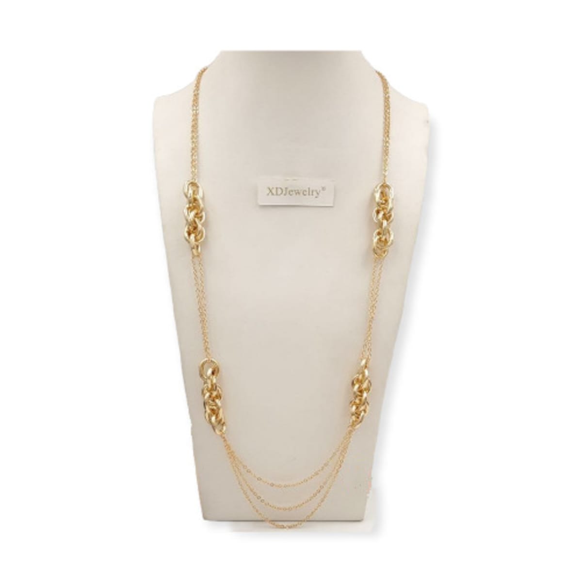 Long sweater chain necklace outlet