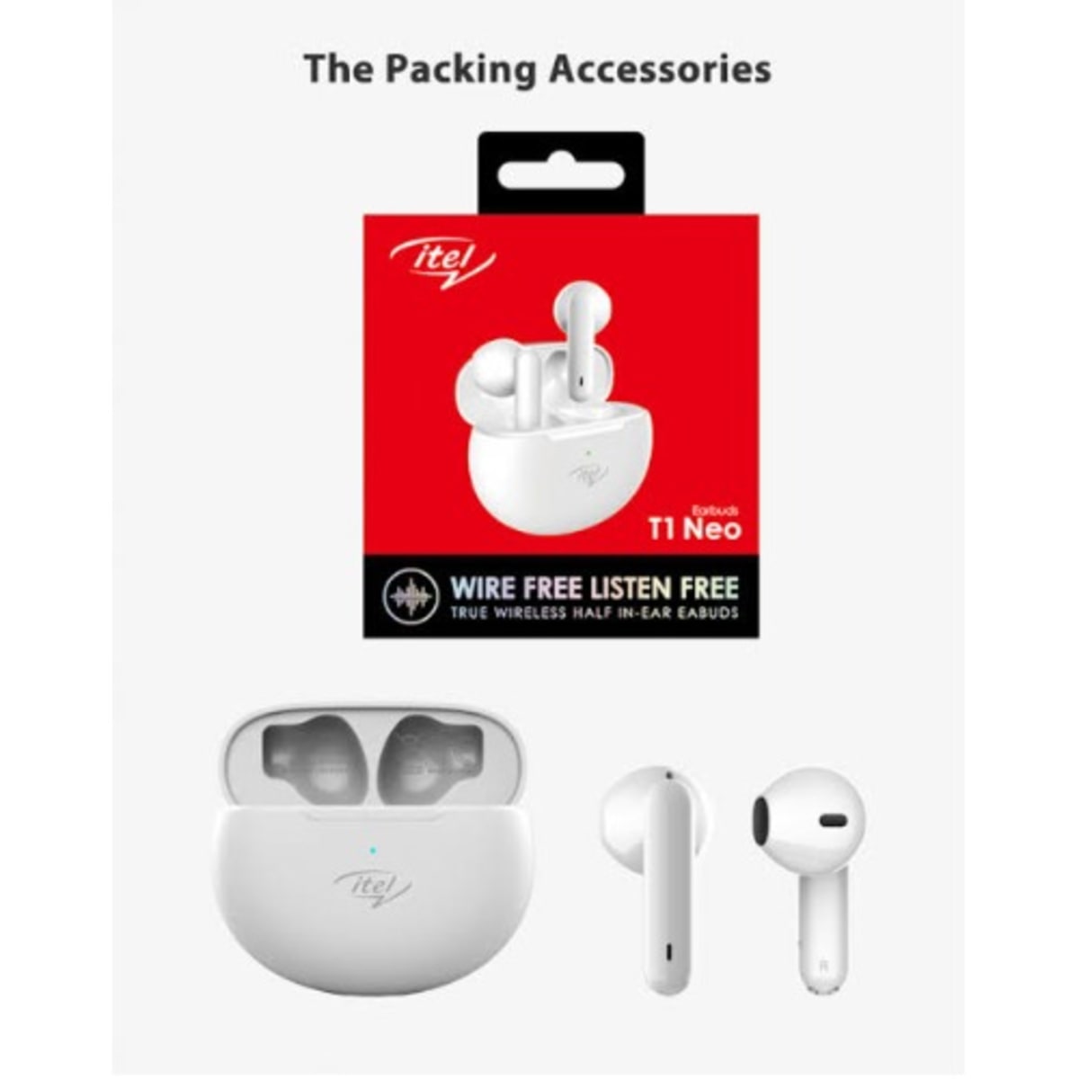 Itel T1 Neo Wireless Earbud White Konga Online Shopping