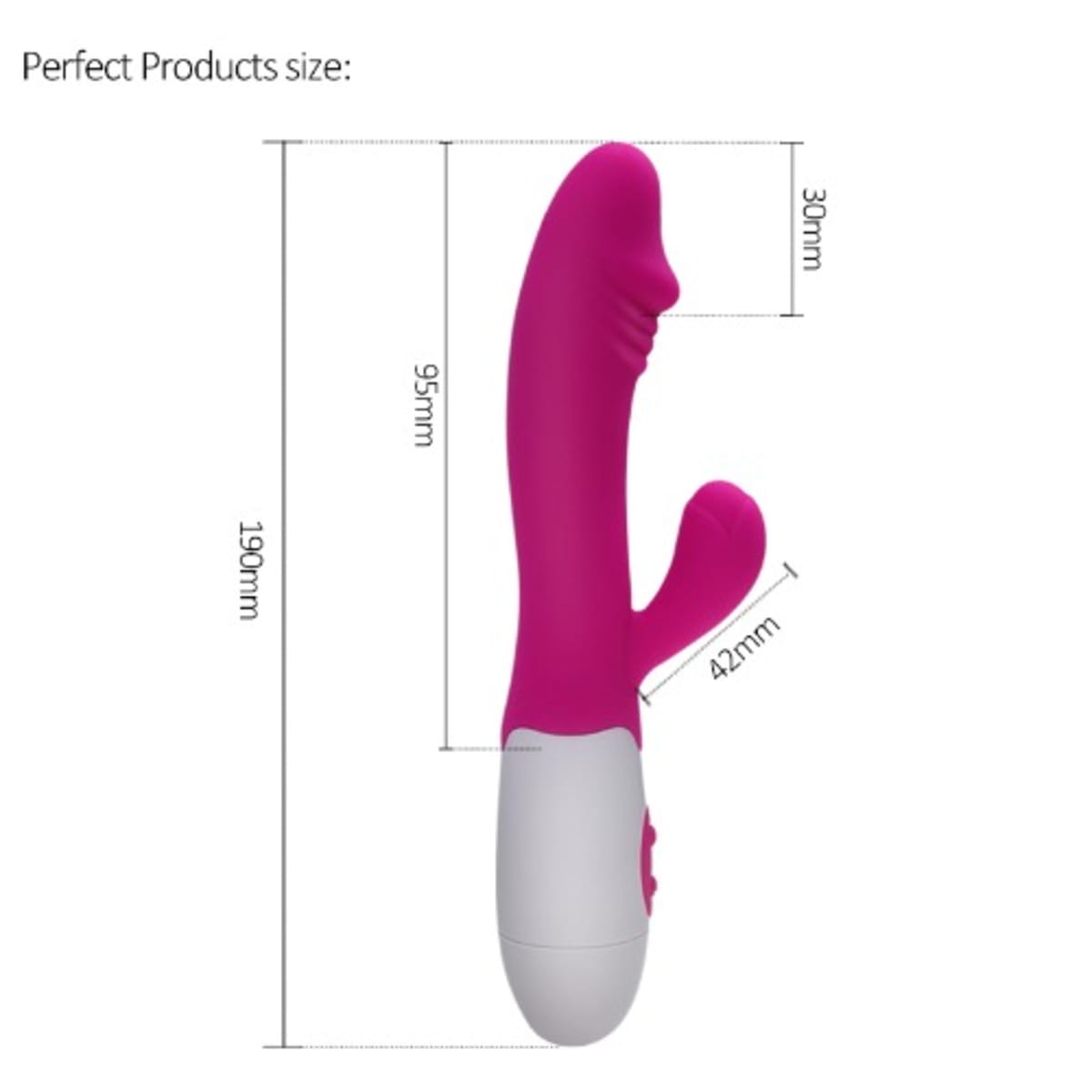 Rechargeable 30 Function Silicone Rabbit Vibrator Sex Toy | Konga Online  Shopping