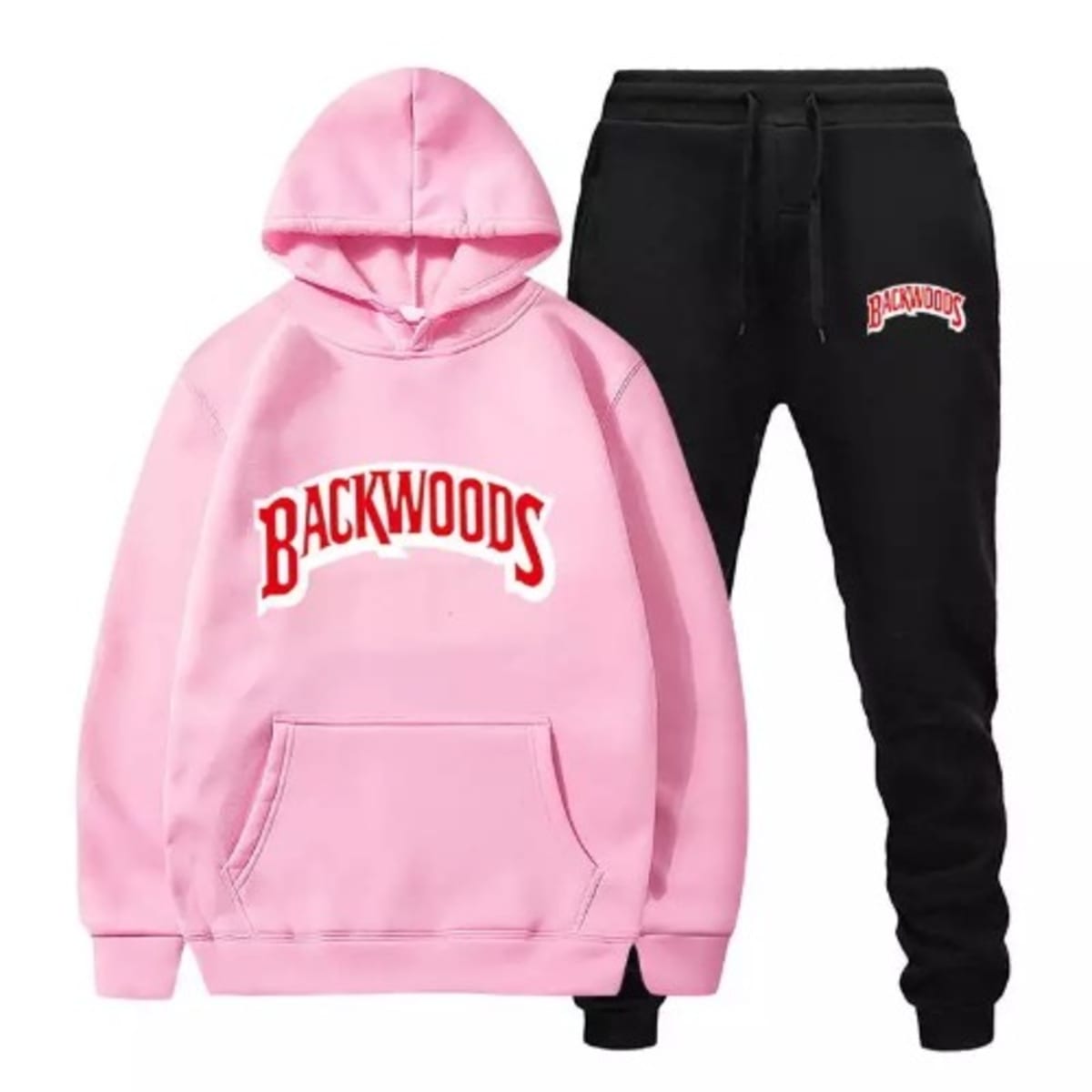 Pink hot sale backwoods hoodie