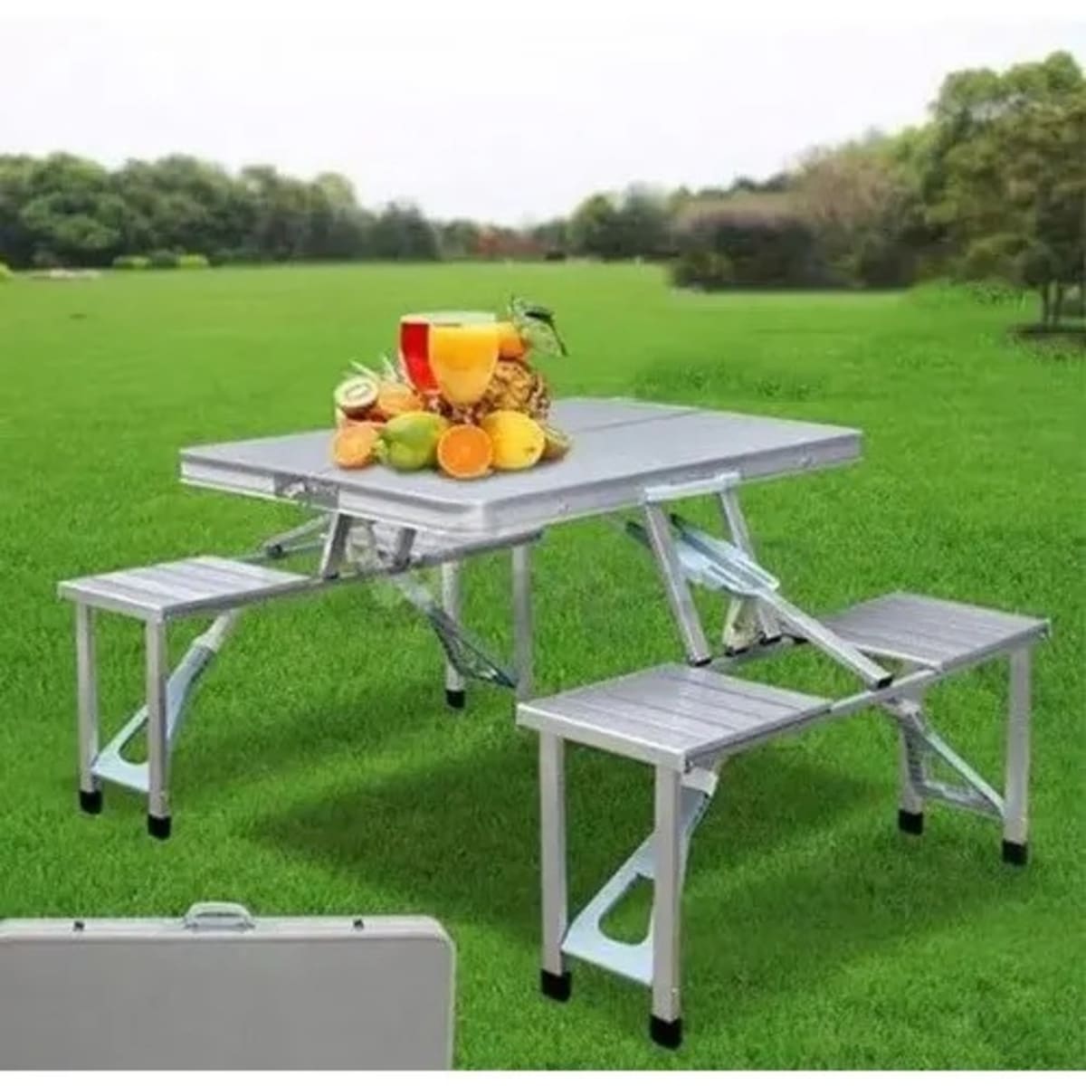 Foldable Aluminum Picnic Table And Chair Konga Online Shopping