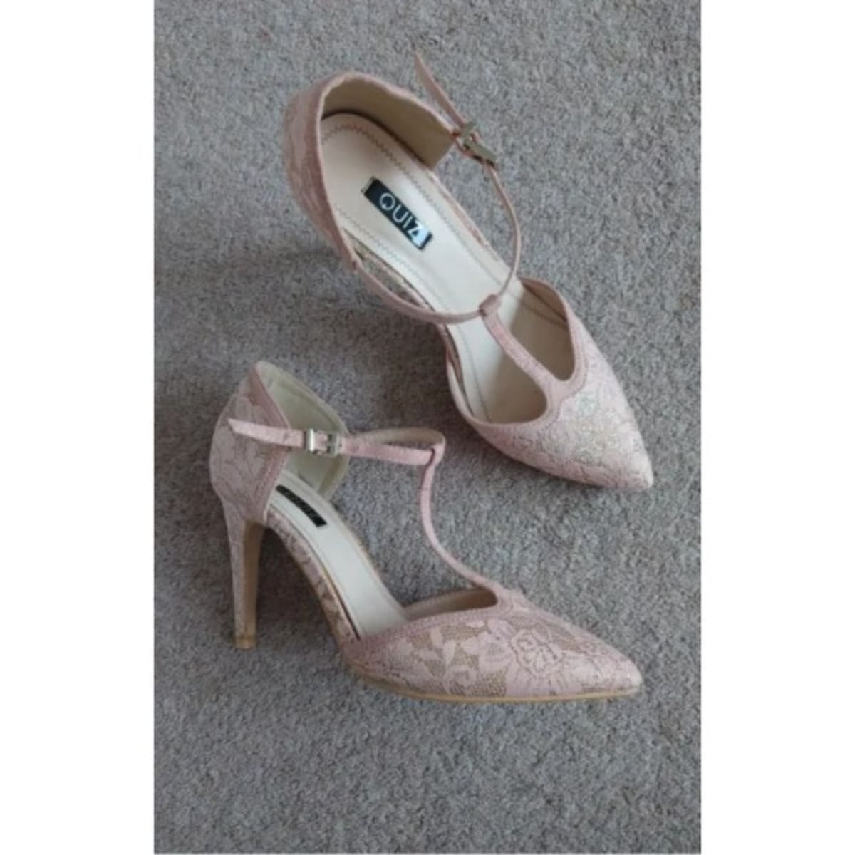 Quiz top glitter shoes