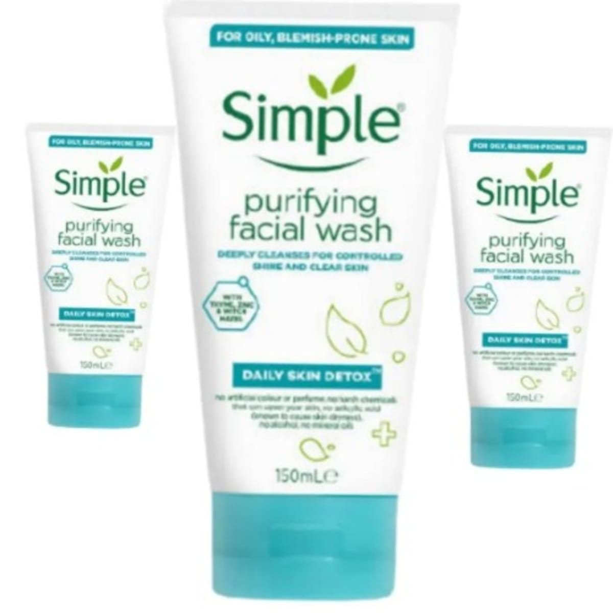 Simple purifying deals facial wash