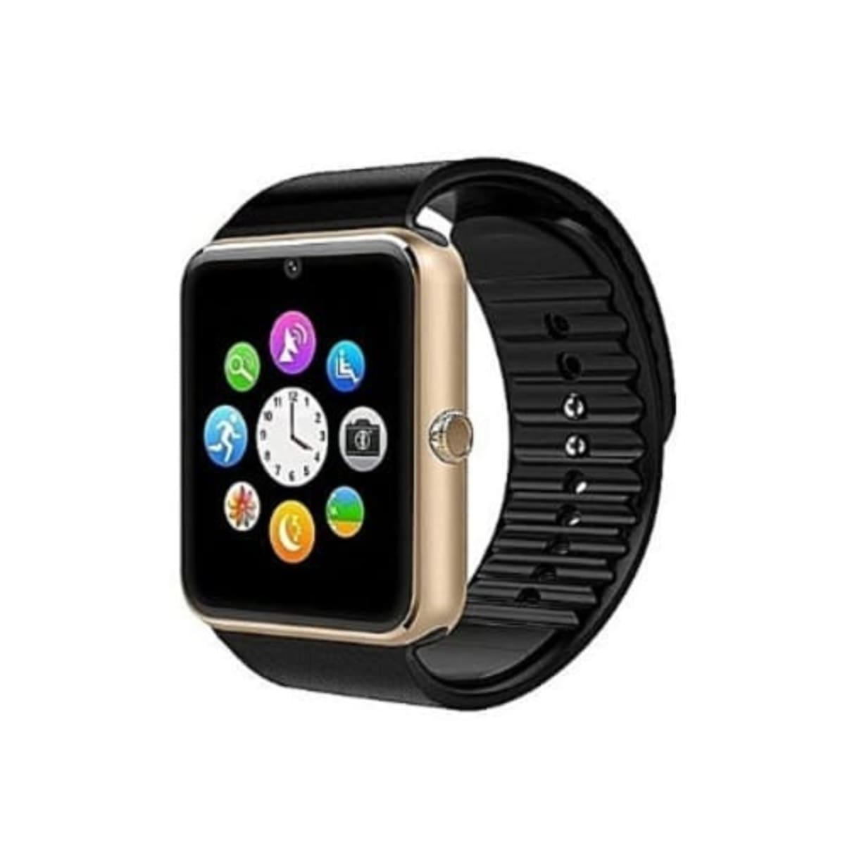 Gt08 Smart Watch With Camera Sim And Memory Card Space Gold