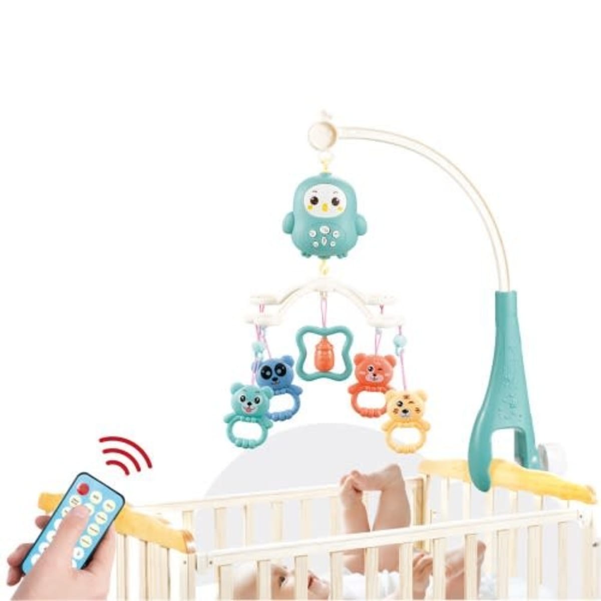 Music toy clearance for baby bed