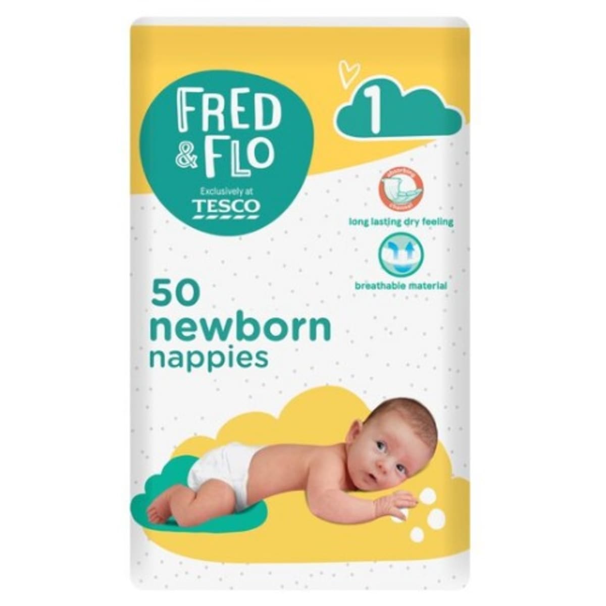 Fred and flo size 1 nappies sales