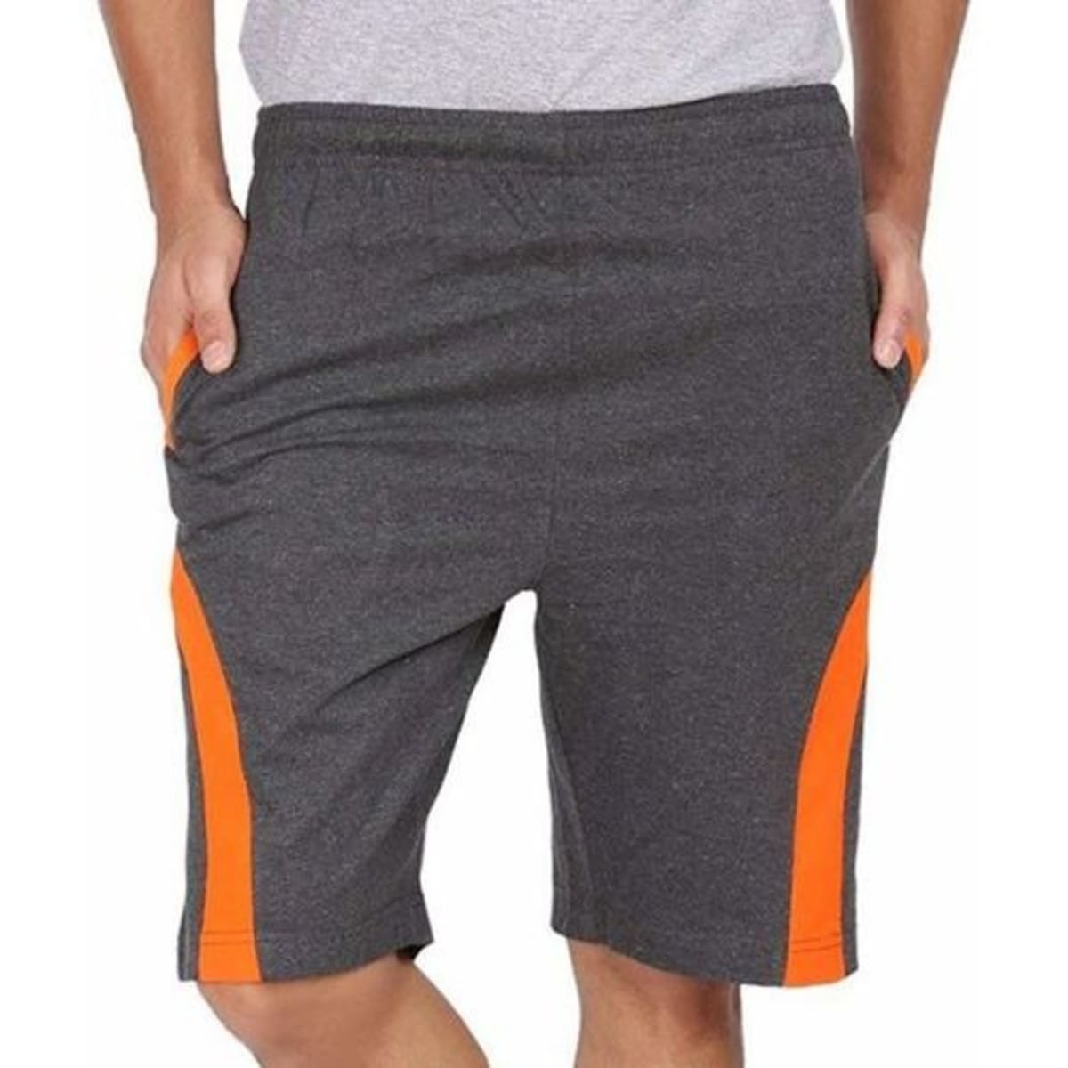 Solid Men Nicker Short Grey Orange Konga Online Shopping