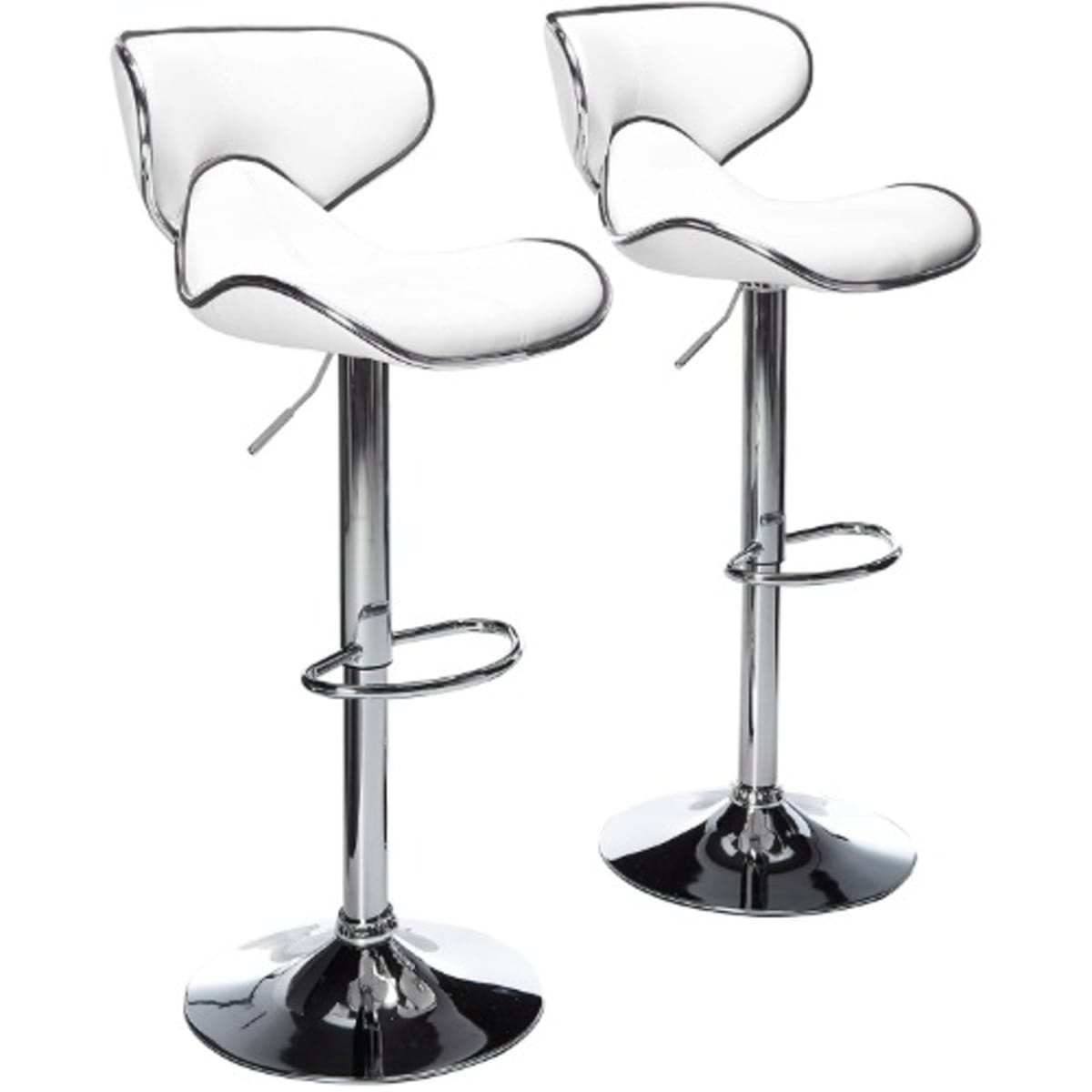 Roundhill adjustable top swivel barstool