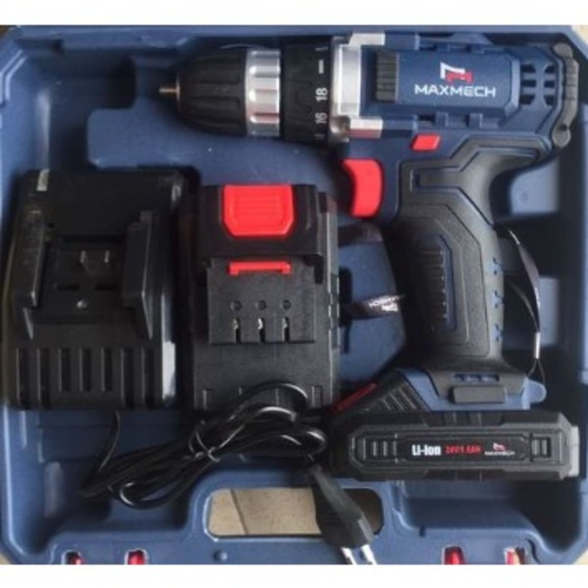 MAXMECH 24volt Cordless Impact Dril With Extra Battery Konga