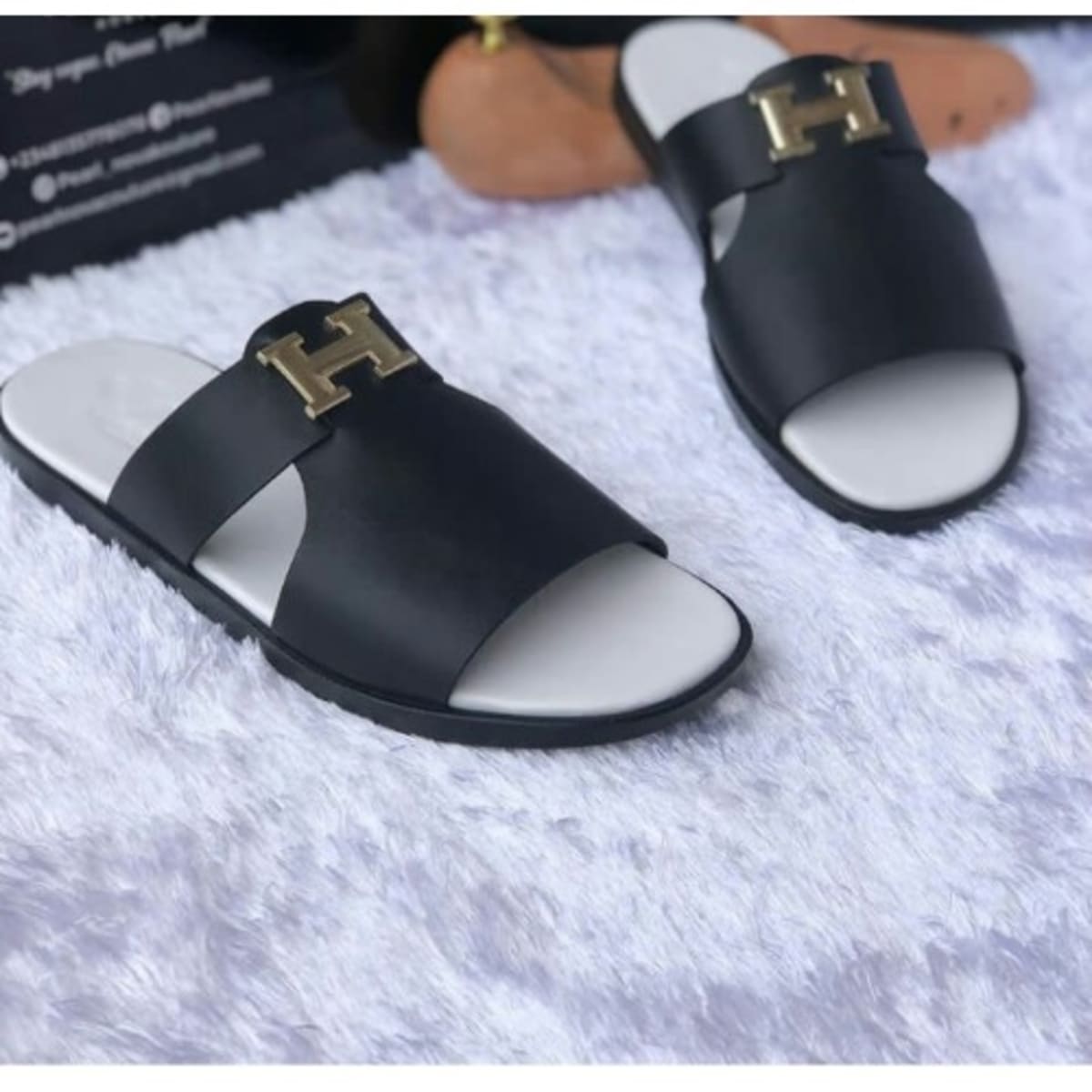 Fashion Front Realwon Black Men s H Slippers Konga Online Shopping