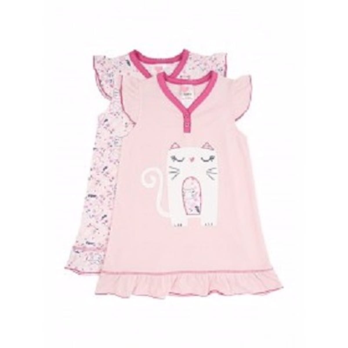Peacocks girls pjs top