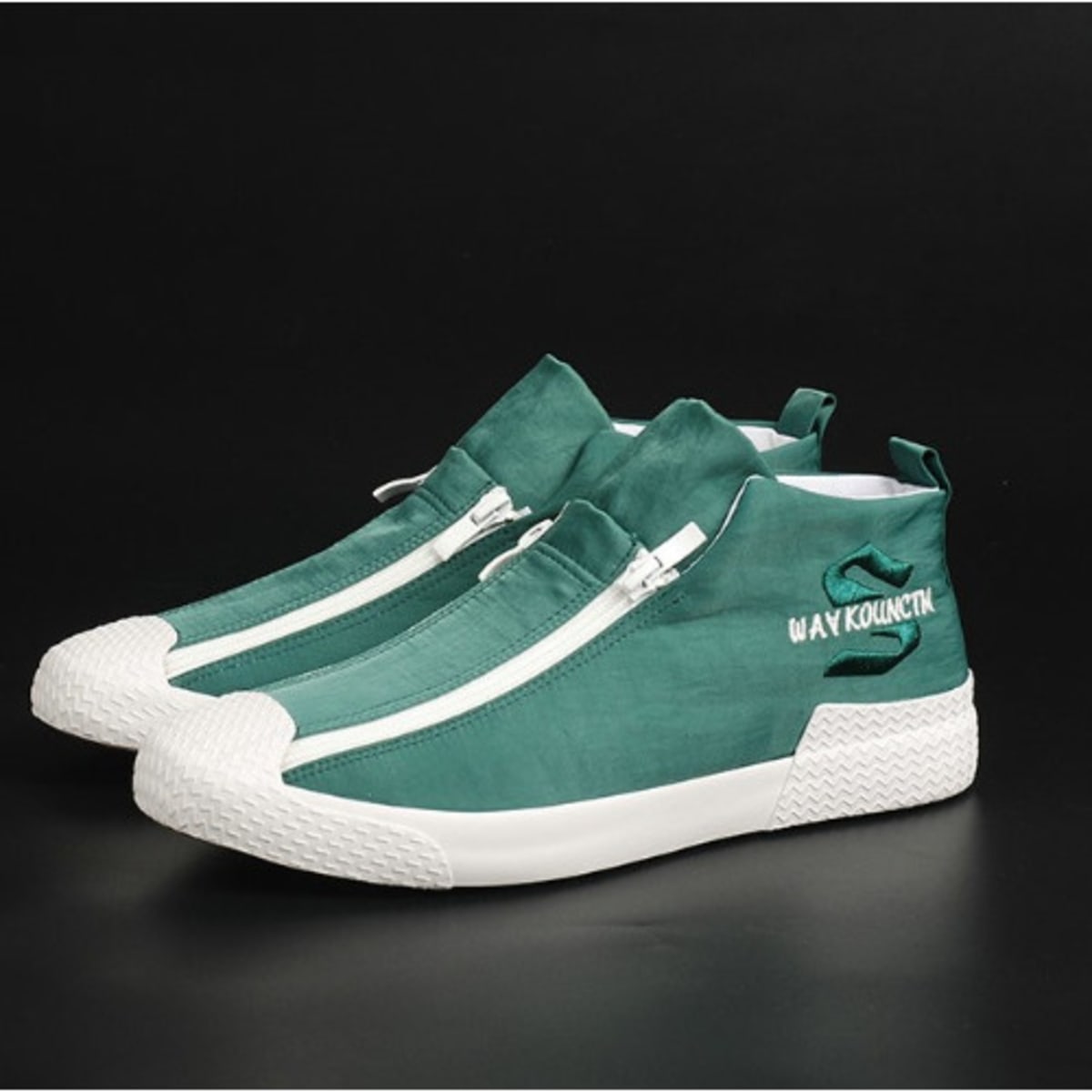 Puma green shoes zip hotsell