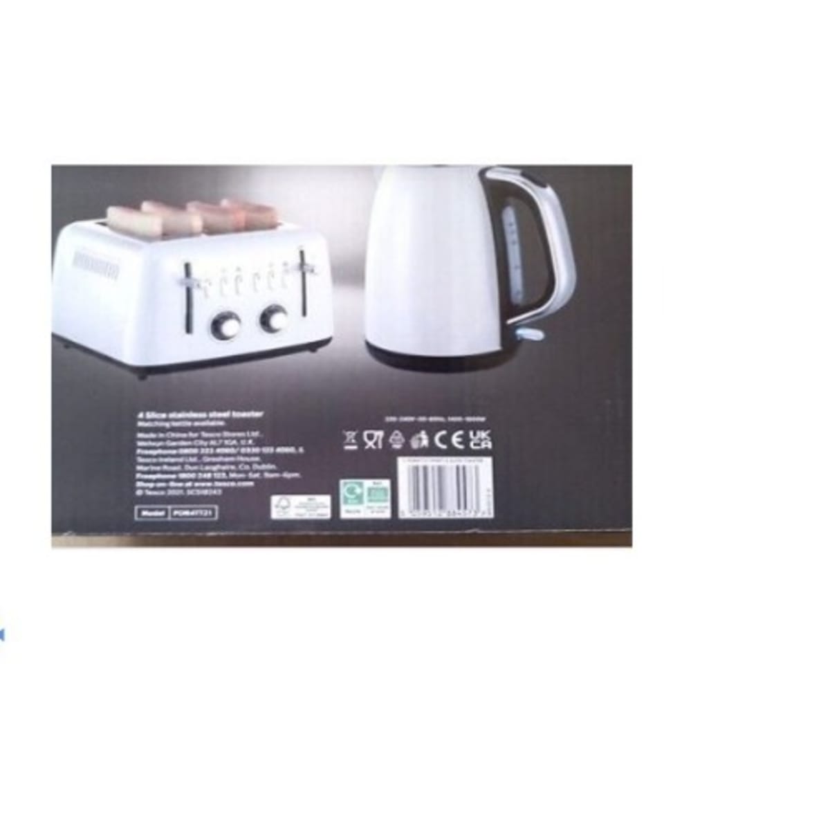 Tesco 4 Slice Stainless Steel Toaster Konga Online Shopping