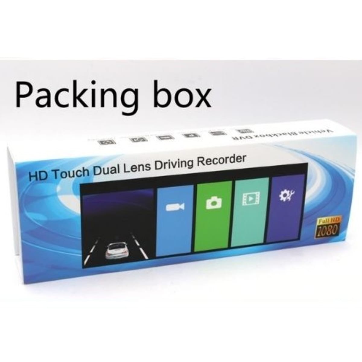 Hd touch dual hot sale lens driving recorder