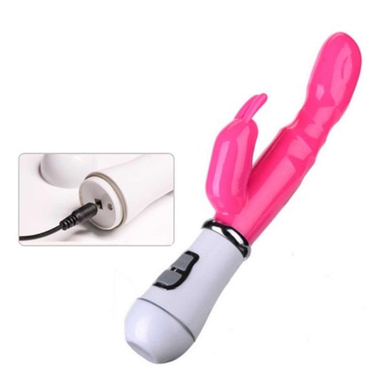 Rechargeable Rabbit Vibrator Multispeed Rabbit Women Sex Toy - 7inches |  Konga Online Shopping