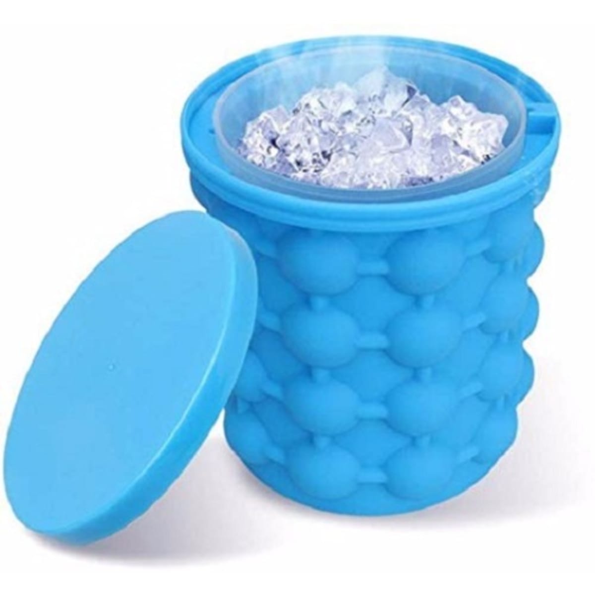 Magic Ice Cube Maker Genie Silicone Rubber Ice Tray Mold