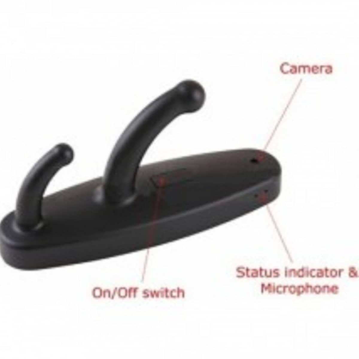 clothes hook hidden spy camera dvr with motion activation