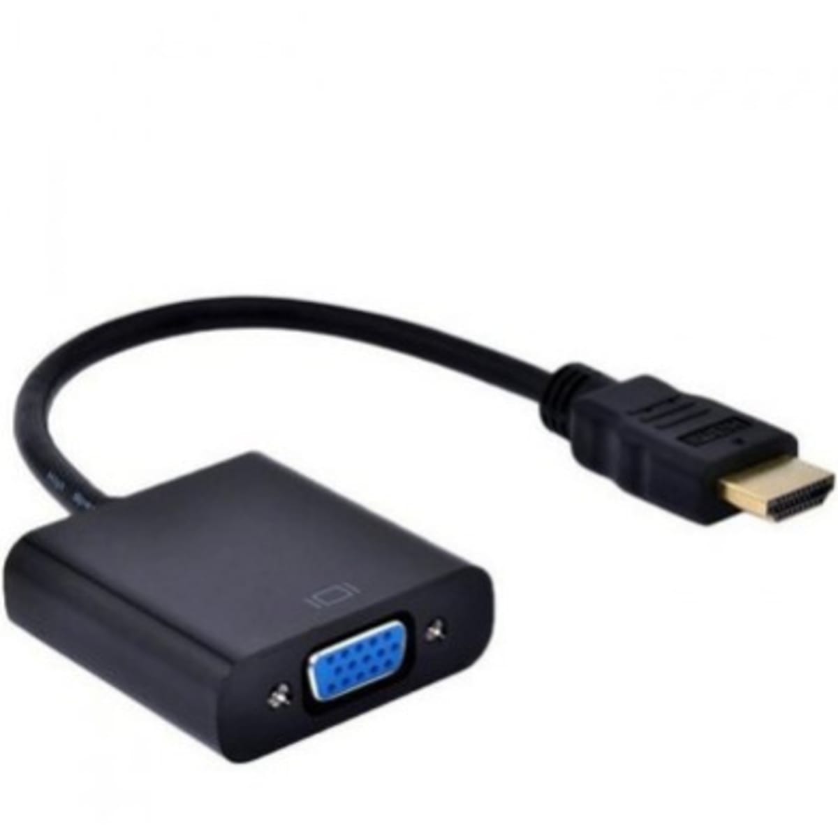 Eastern Pompeji så HDMI To VGA Cable Converter - Black | Konga Online Shopping