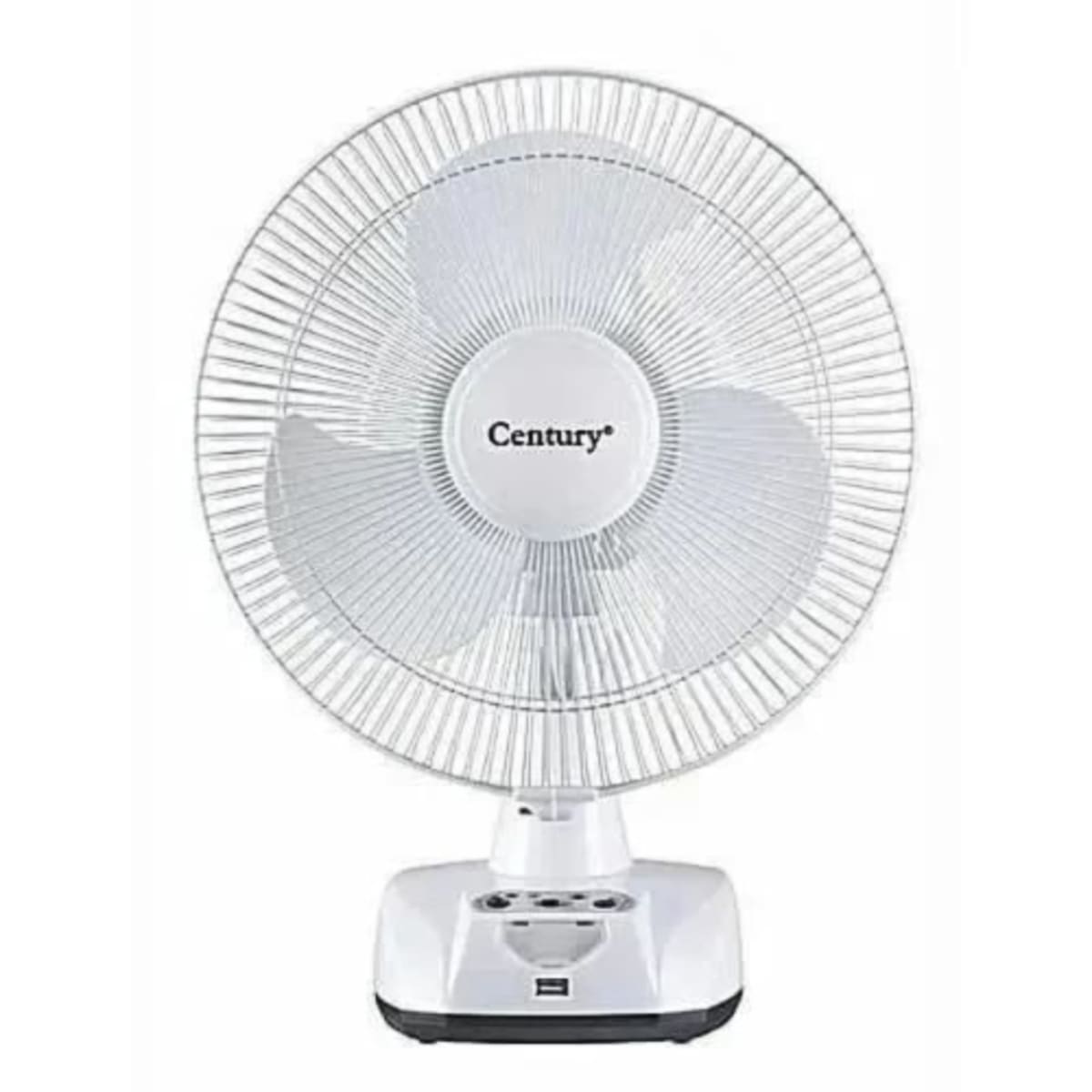 Century Rechargeable Table Fan With Led Light 12