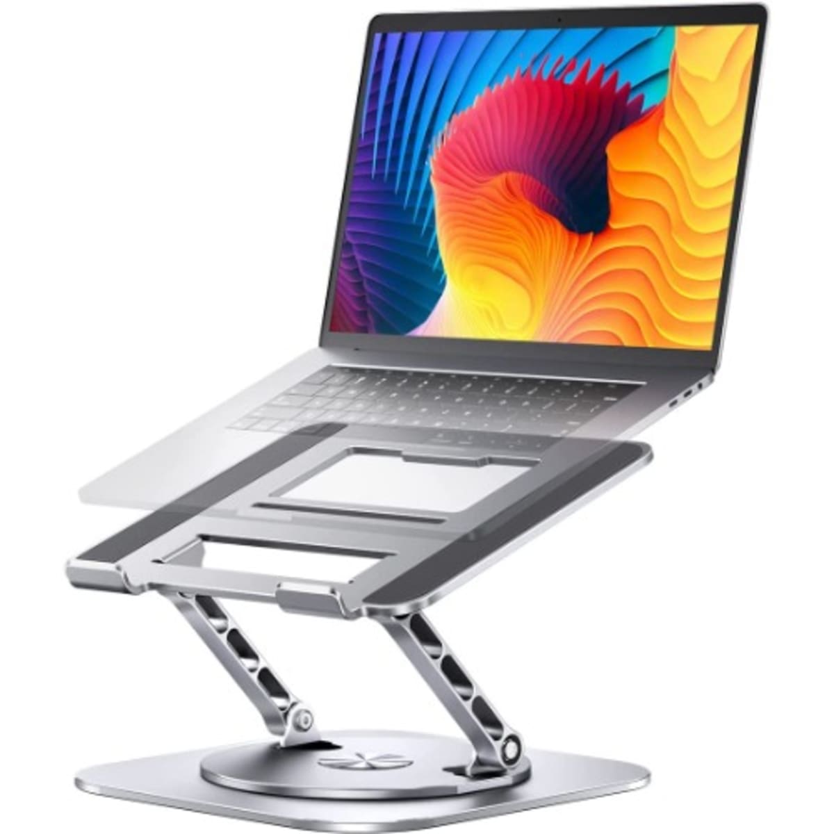Adjustable Laptop Stand With 360 Rotating Base