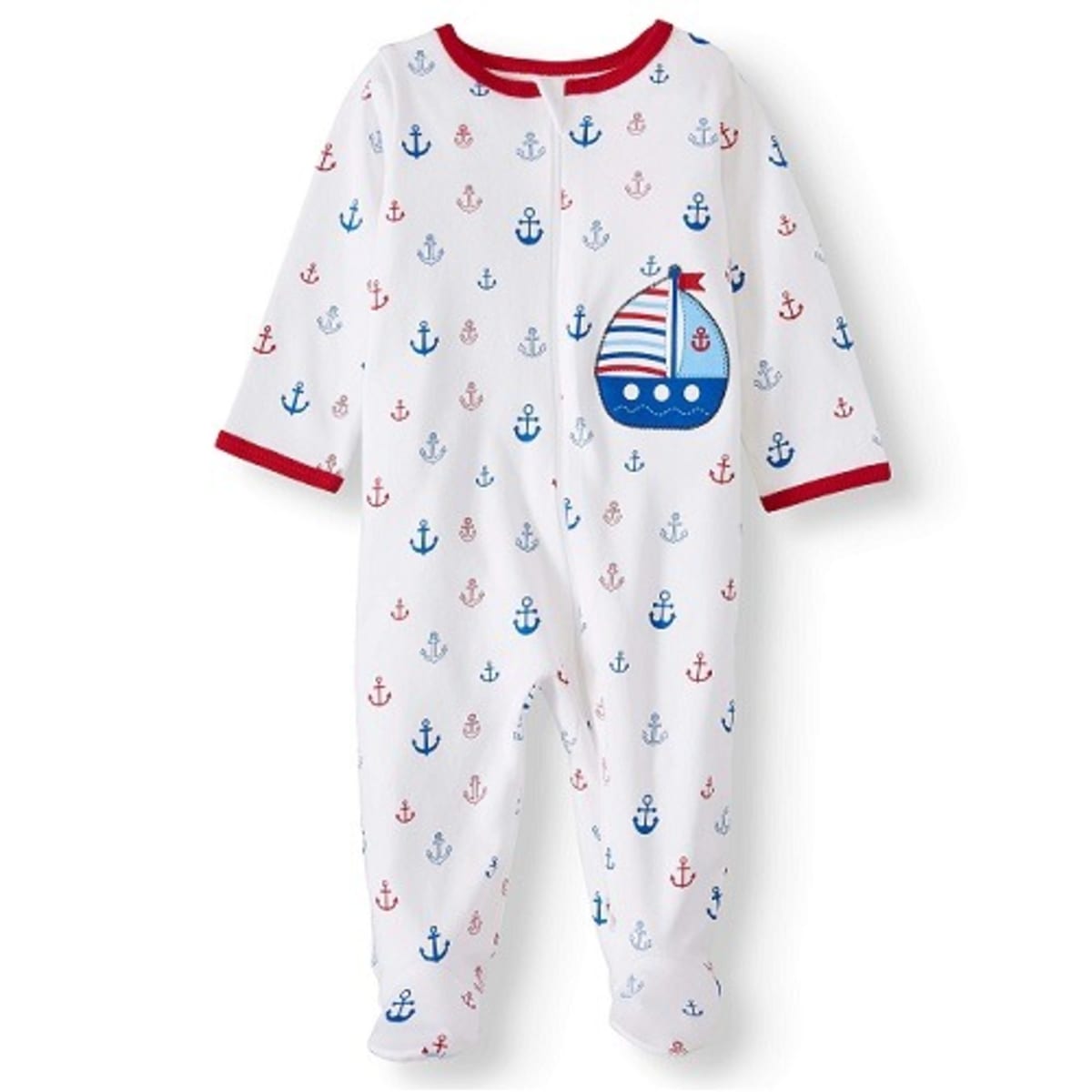 Wonder Nation Baby Boy Organic Cotton Sleep Play Sleeper Pyjamas