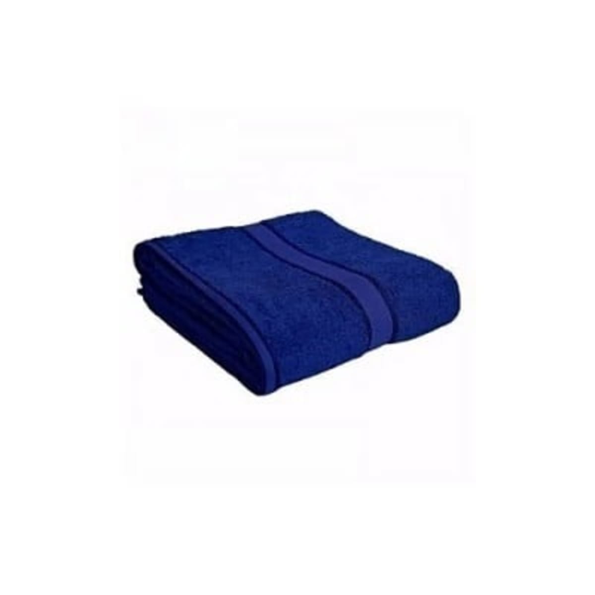 A blue cotton bath online towel large