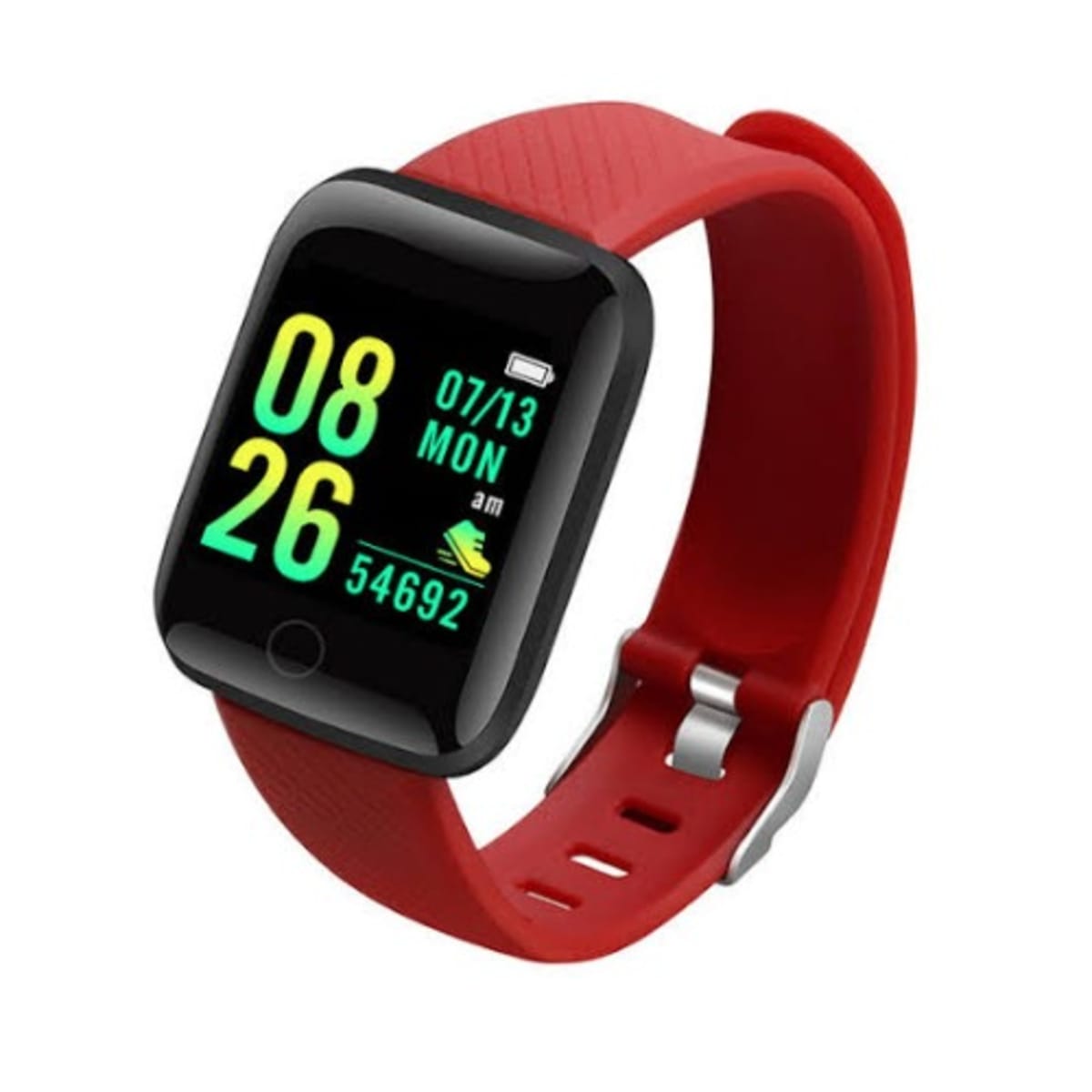 D13 Smart Bracelet Watch - Red | Konga Online Shopping