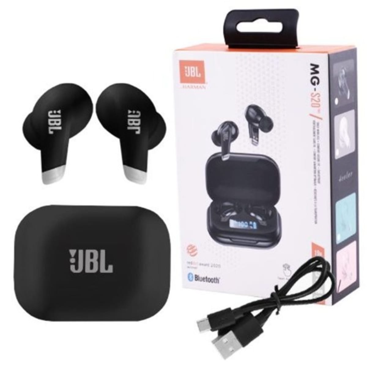 Susteen Træts webspindel Strøm JBL Mg-s20 Wireless Bluetooth Headset - Black | Konga Online Shopping