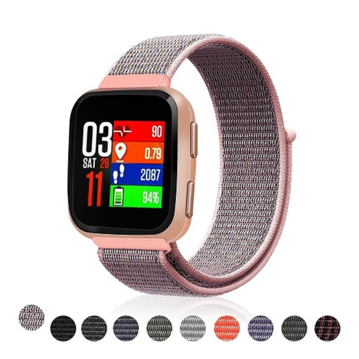 Fitbit versa best sale woven band replacement