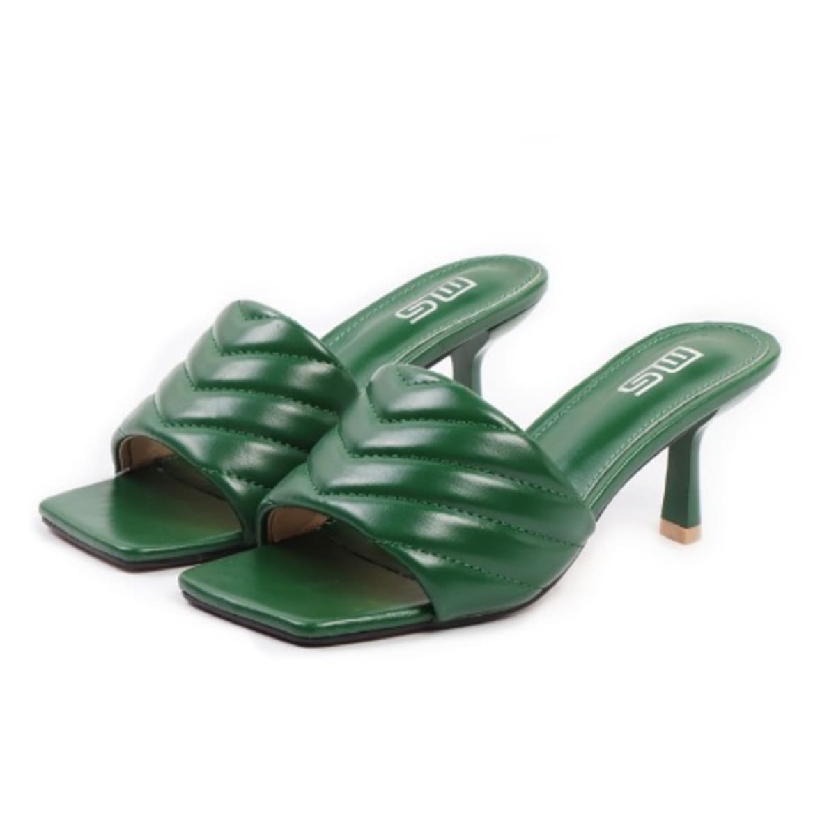 Quilted mules clearance