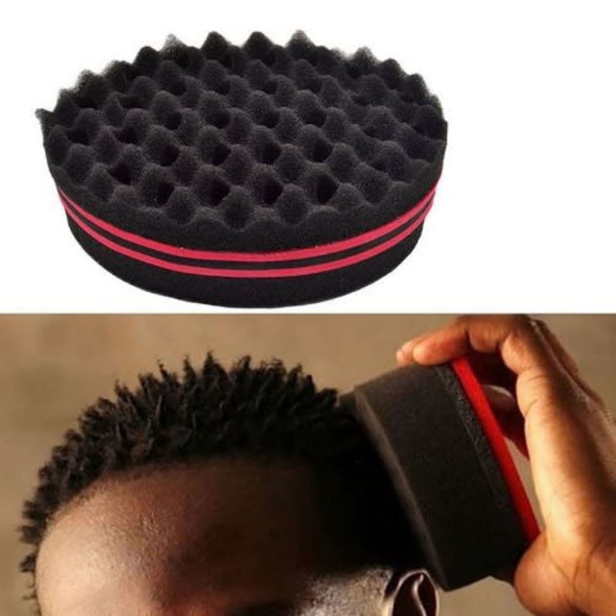 Magic Twist Sponge Brush For Dreads Locking Coil Afro Curl Wave