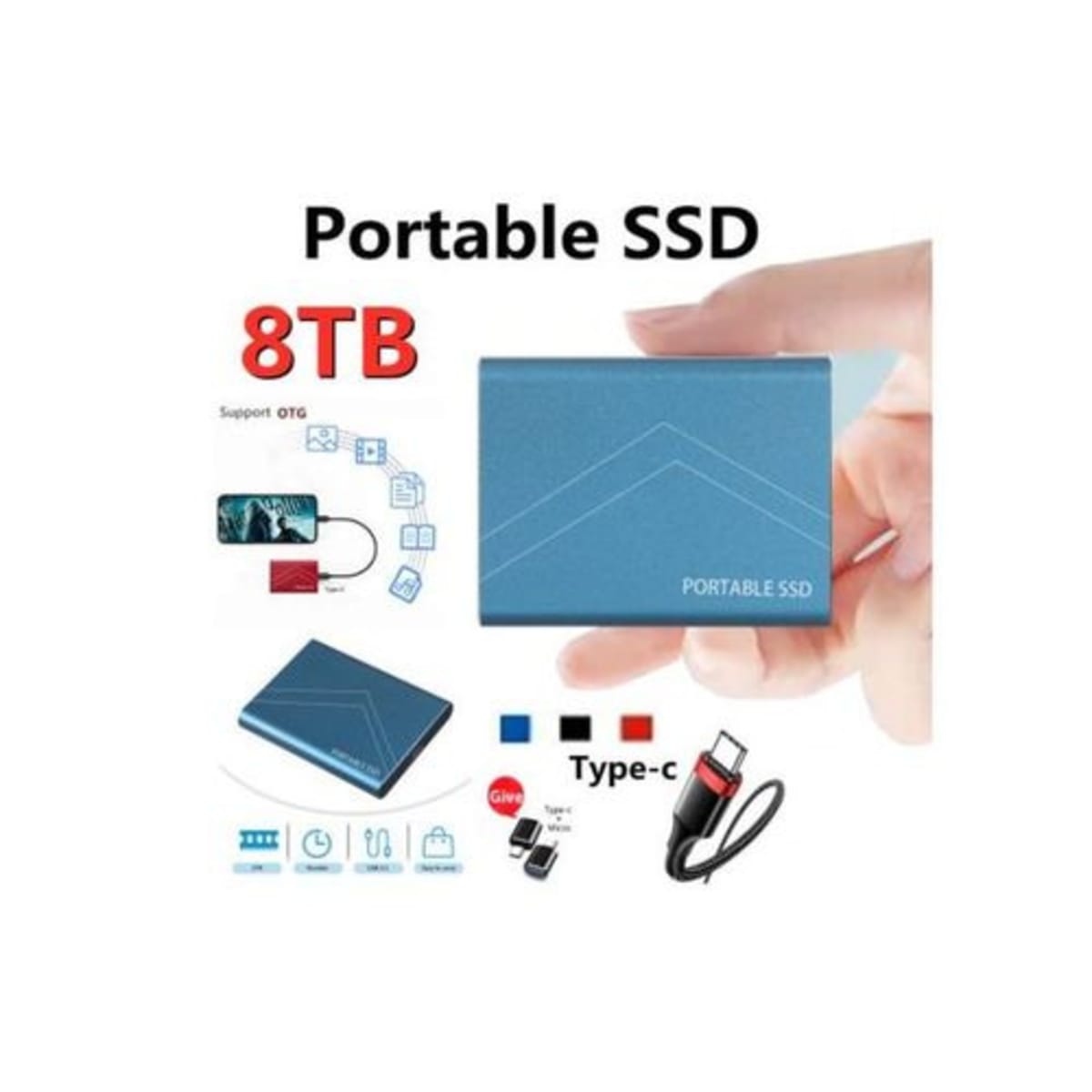 8tb ssd sale external hard drive