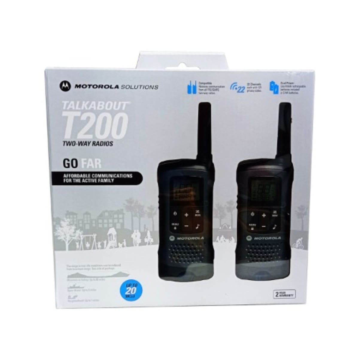  Motorola Solutions, Portable FRS, T200, Talkabout, Two