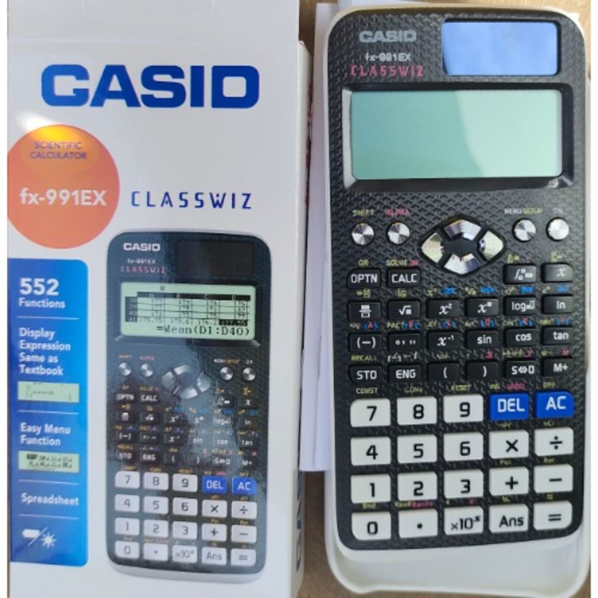 CALCULATRICE SCIENTIFIQUE 552 FONCTIONS CLASSWIZ CASIO REF: FX