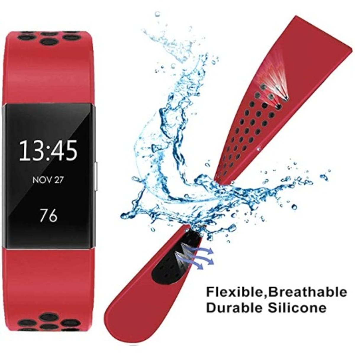Silicone Replacement Straps For Fitbit Charge 4 Charge 3