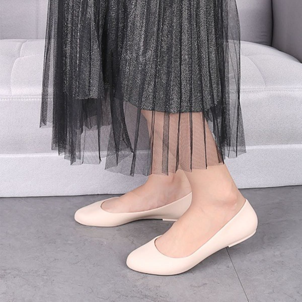 Rubber dolly shoes hotsell
