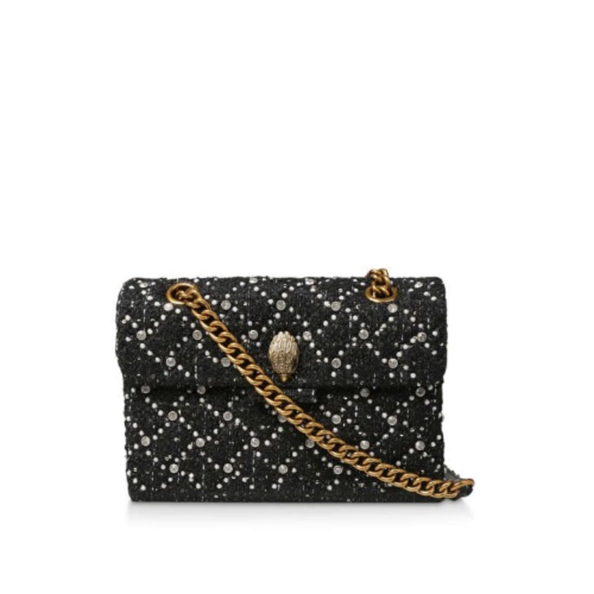 Kurt Geiger Black Embellished Shoulder Bag Konga Online Shopping