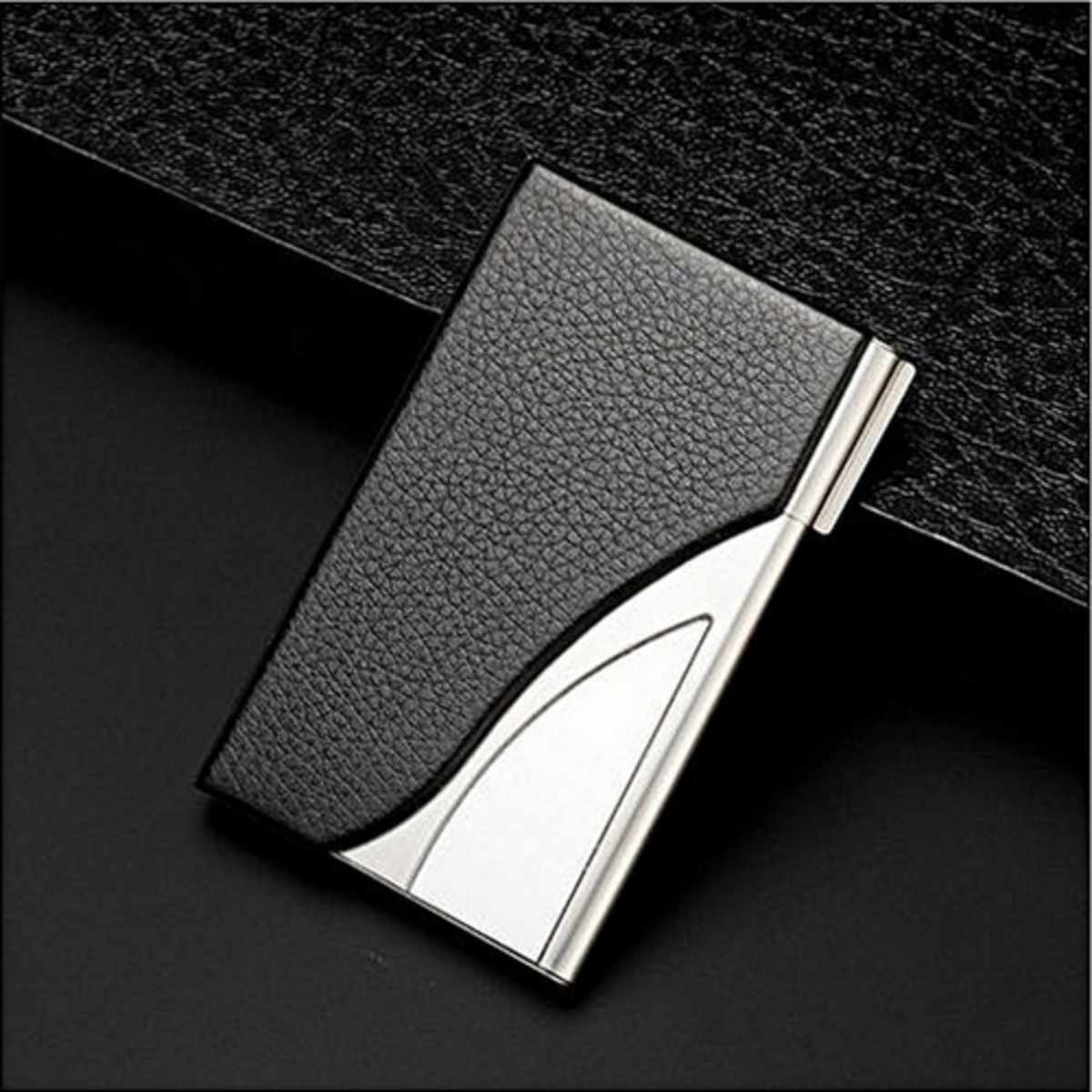 Executive Stainless Steel Business Card Holder Name Credit Card