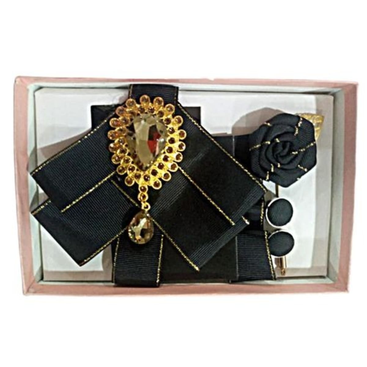 Bow deals tie brooch