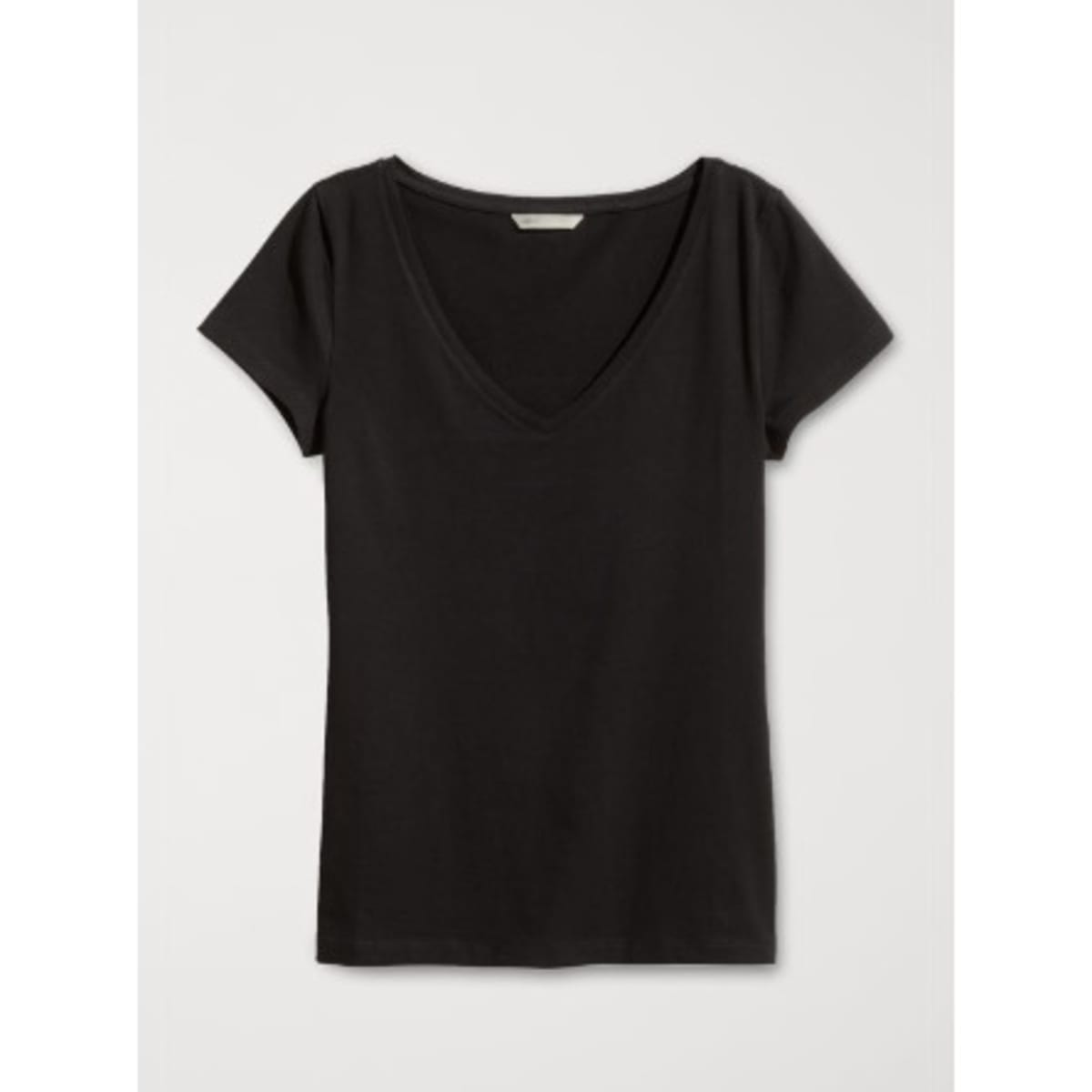 V neck T shirt Black Konga Online Shopping