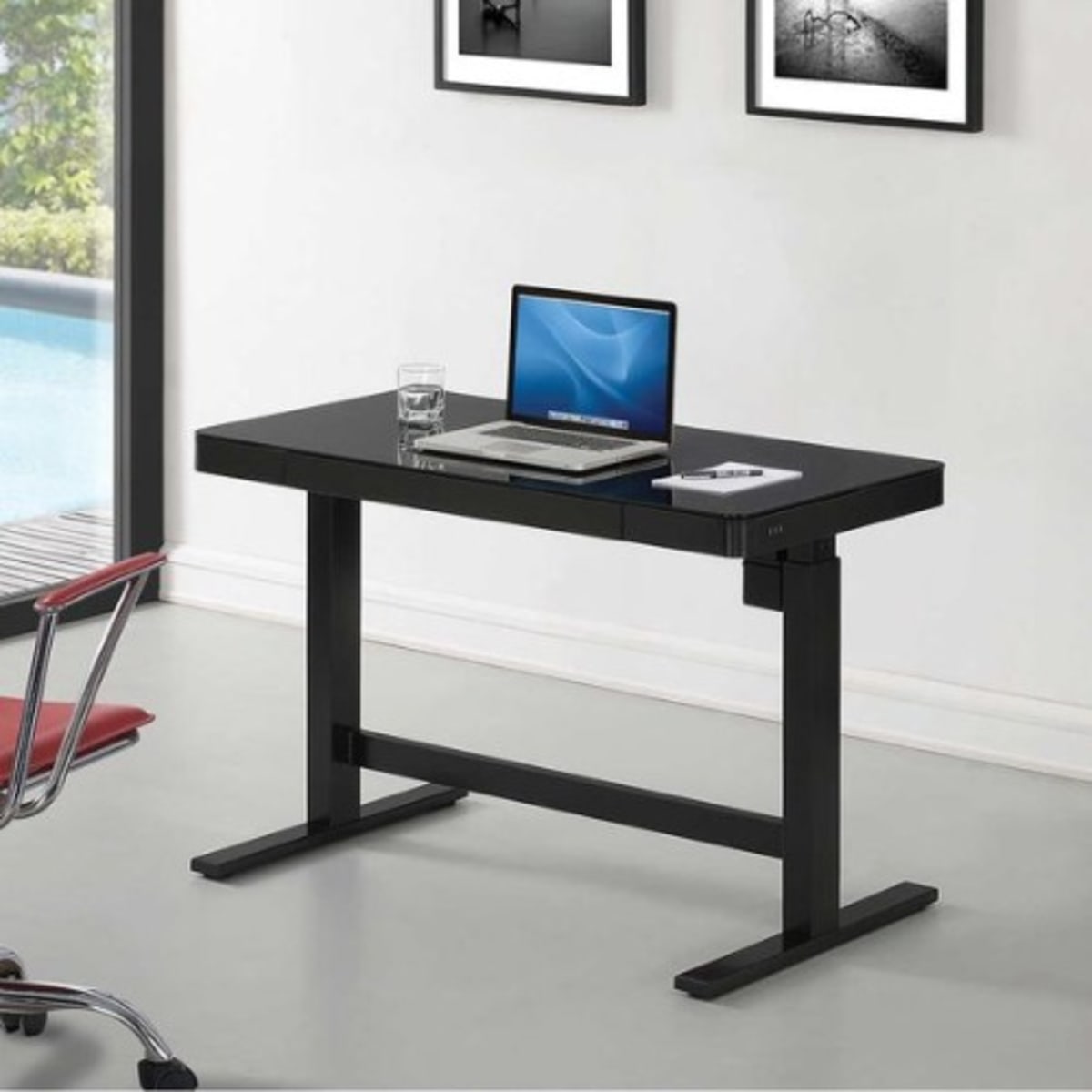 47 adjustable height sales desk