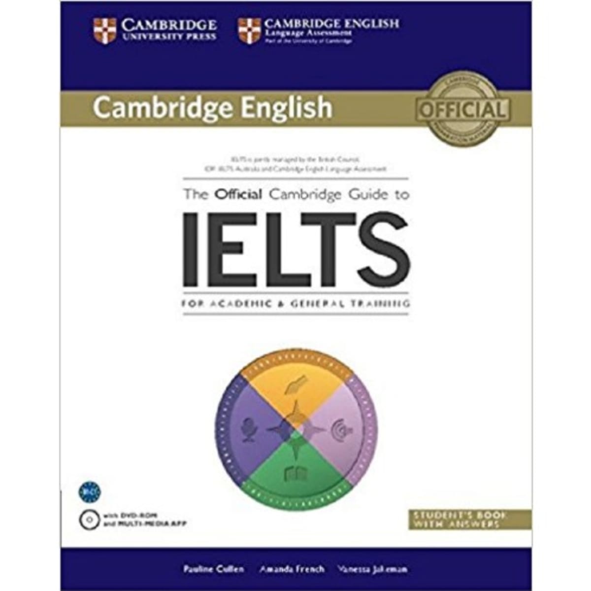 Guide　Cambridge　Book　The　IELTS　Online　With　Official　Answers　To　Konga　Student's　With　DVD-ROM　Shopping
