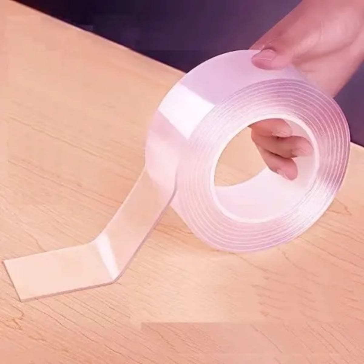 Strong Double Sided Nano Reuseable Magic Adhesive Tape