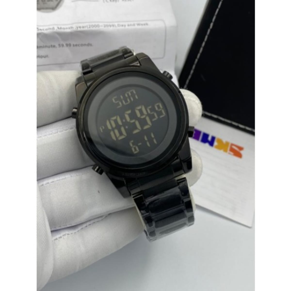 Skmei Men Digital Wristwatch 1448 Black Konga Online Shopping