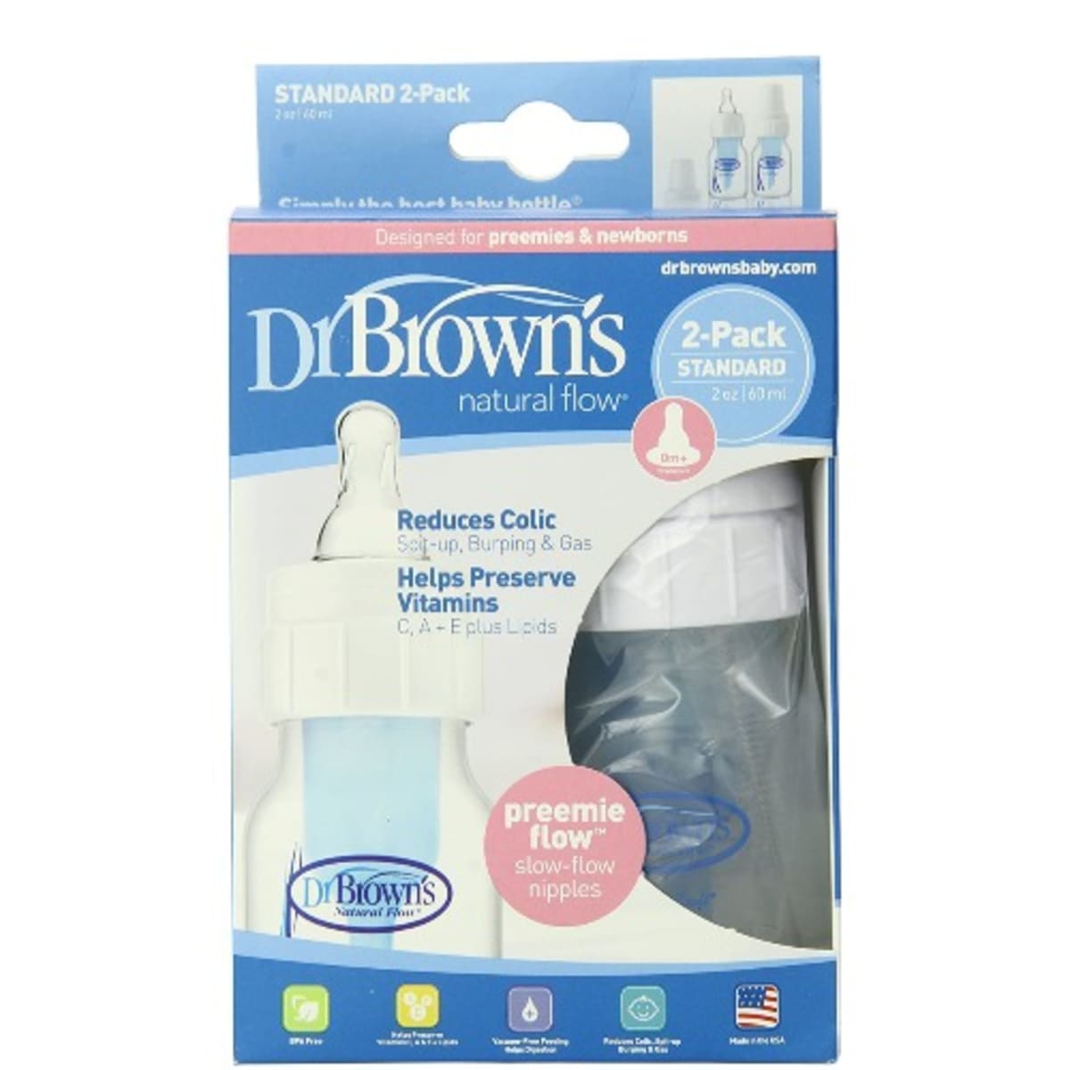 Dr brown s Bottle Preemie 60ml 2 Pack Konga Online Shopping