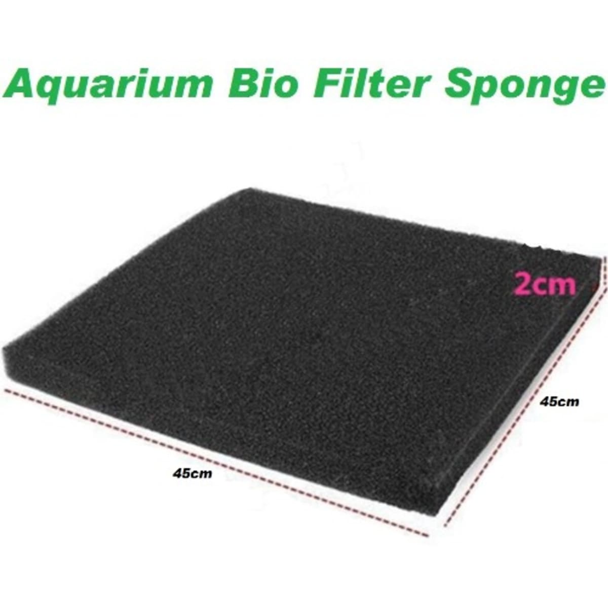 Aquarium Fish Tank Water Filter Cleaning Bio Sponge Foam Black