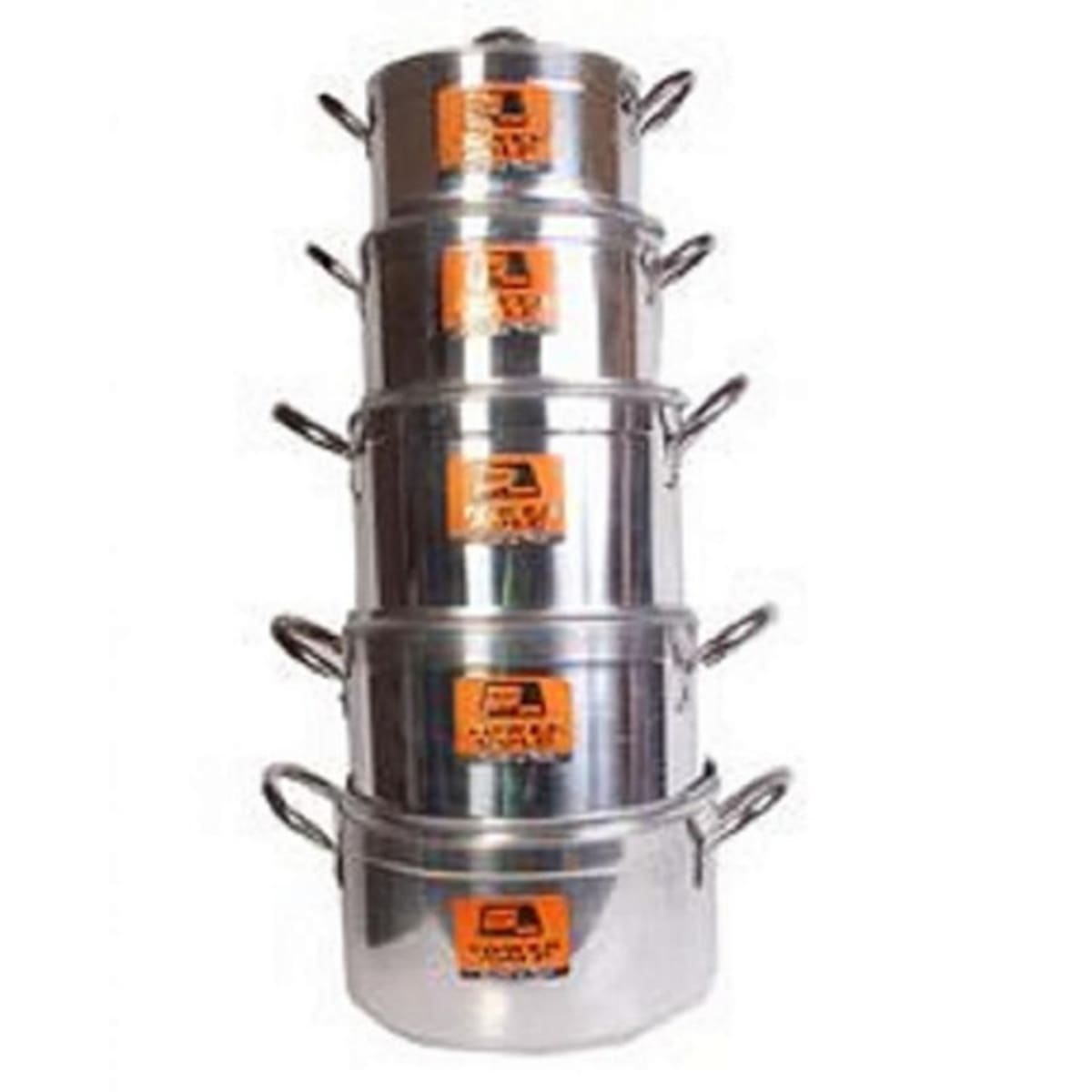 Tower Set of 5 Aluminium Pots