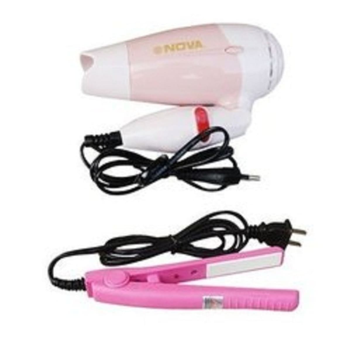 Nova hair dryer deals and straightener combo